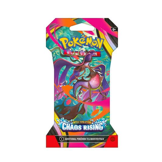 Pokémon Mega Evolution Chaos Rising Sleeved Booster Pack