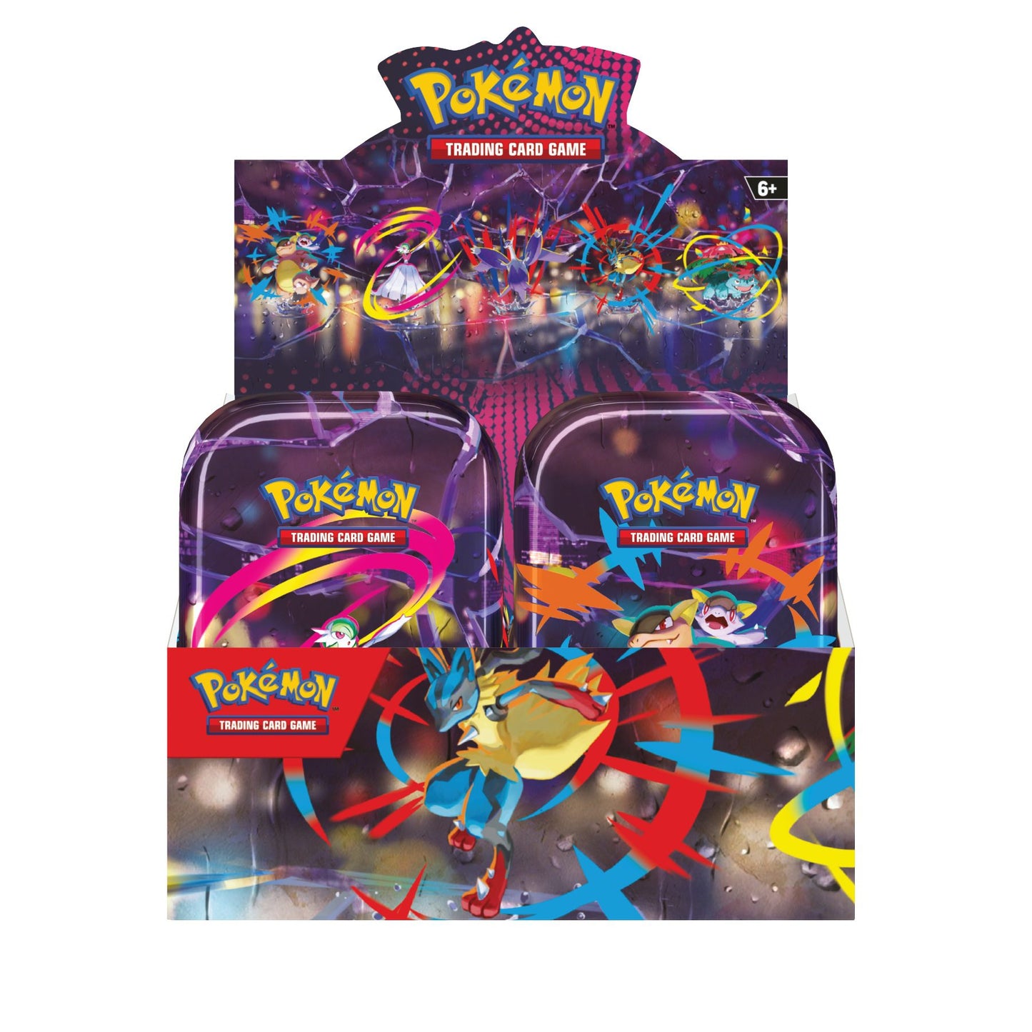 Pokémon TCG: Mega Heroes Mini Tin Display (10 tins) EN