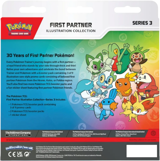 Pokemon First Partner Illustration Collection - Series 3