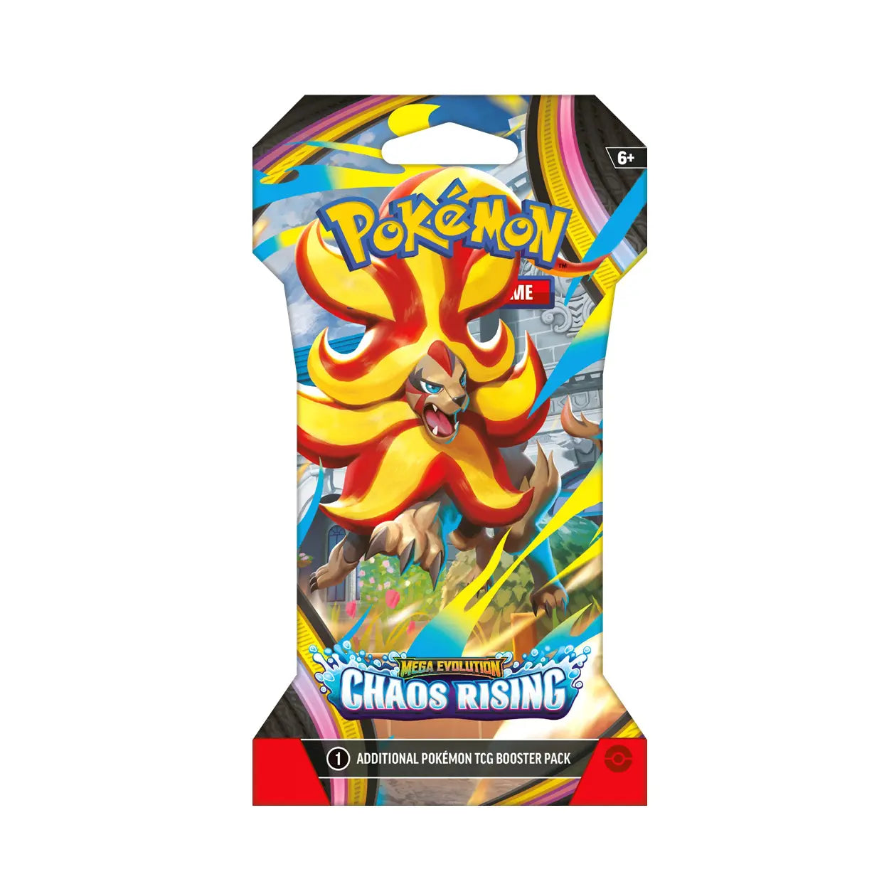 Pokémon Mega Evolution Chaos Rising Sleeved Booster Pack