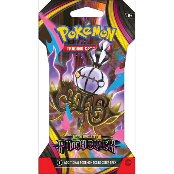 Pokémon Mega Evolution Pitch Black Sleeved Booster