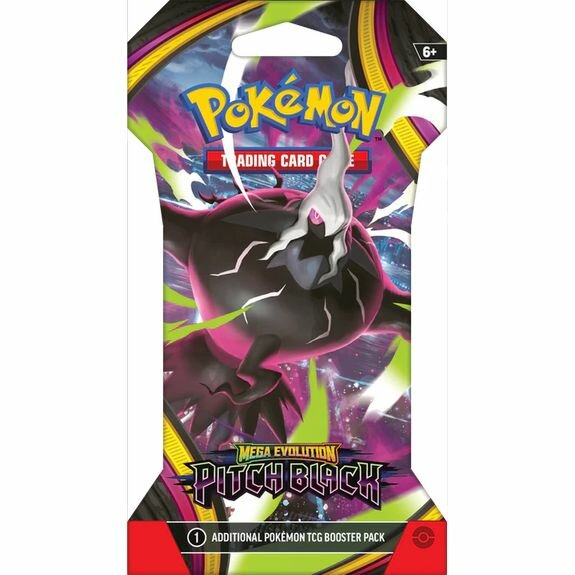 Pokémon Mega Evolution Pitch Black Sleeved Booster