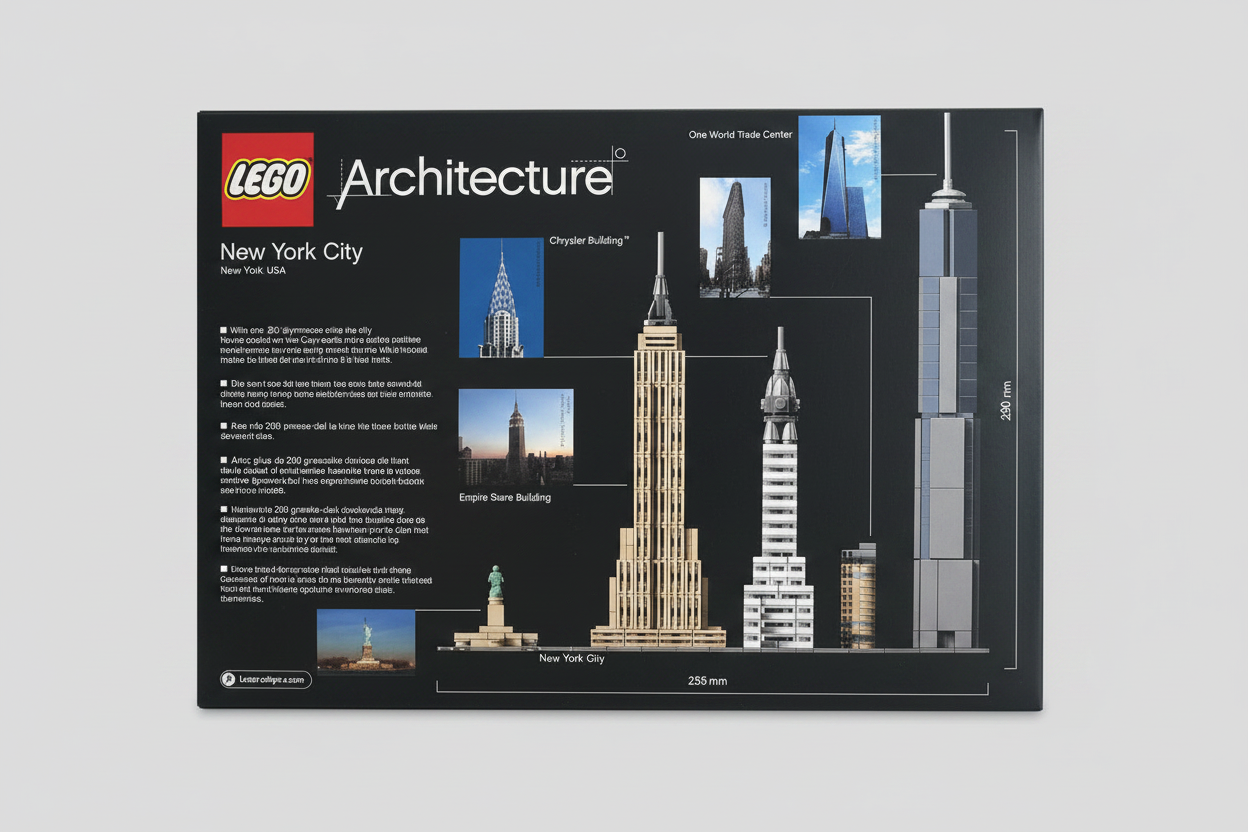 Lego architecture New York (21028)