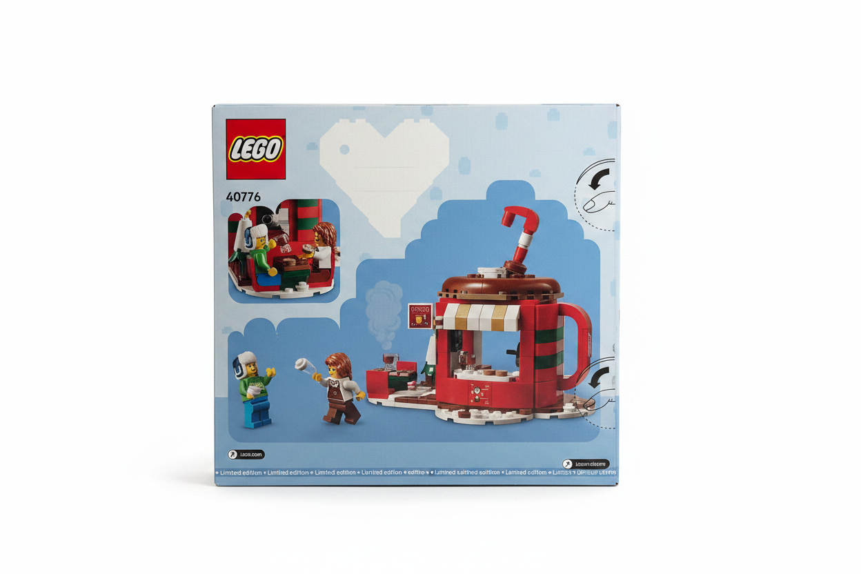 LEGO Hot Chocolate Stand achterkant